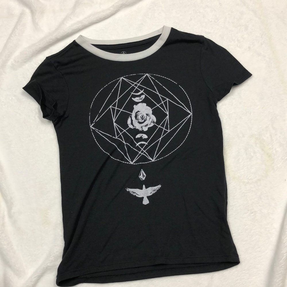 Dark grey crop top